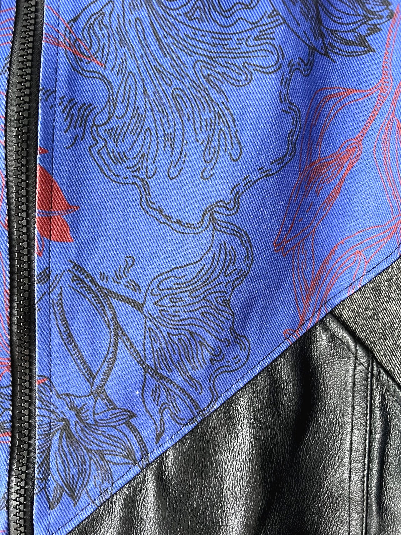EMMA Nova Bomber Flowers Blue - Image 4