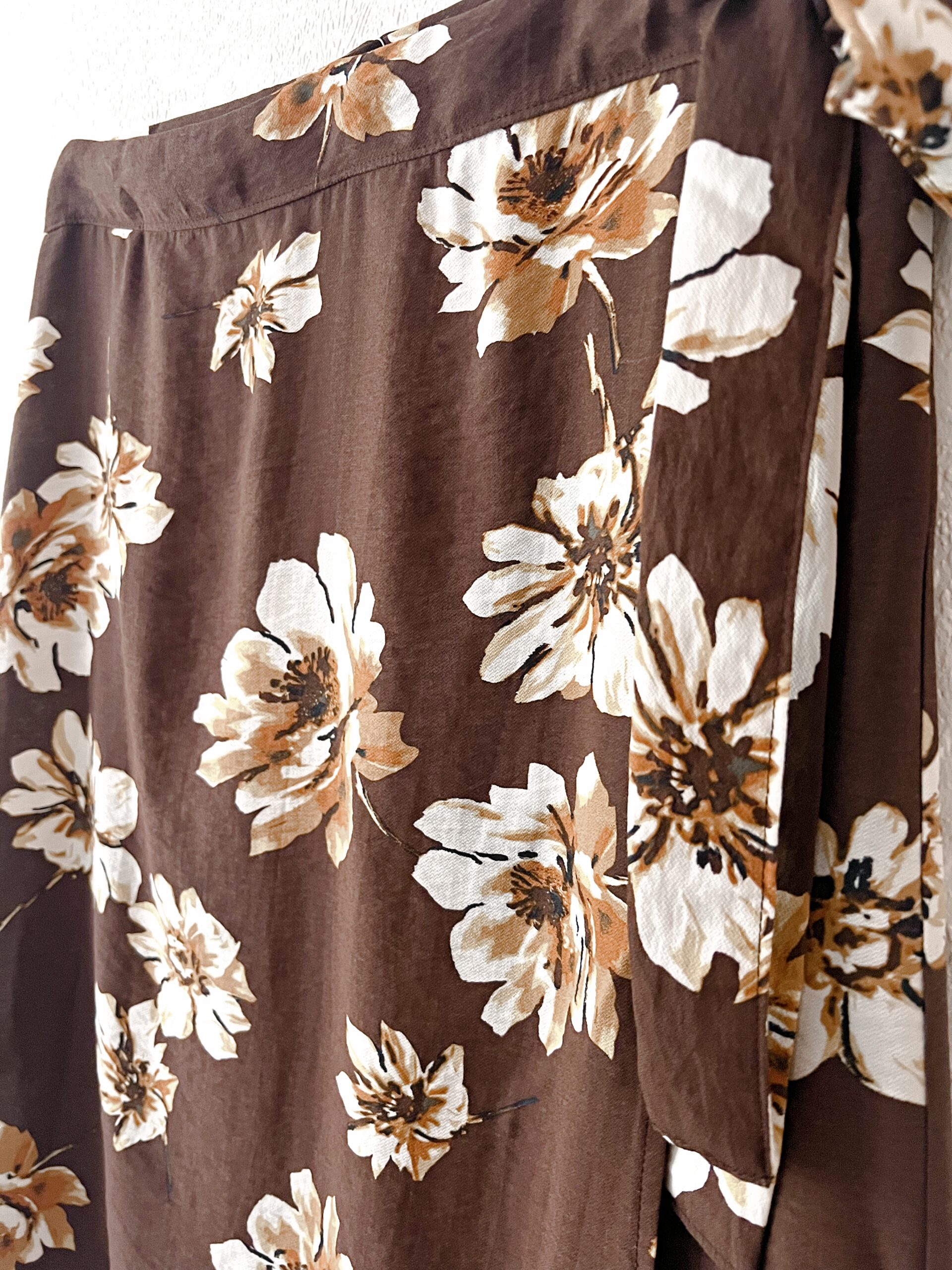 WRAP SKIRT Mocha Bloom - Image 3
