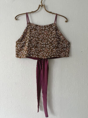 Reversible TIE-BACK Top Golden Meadow