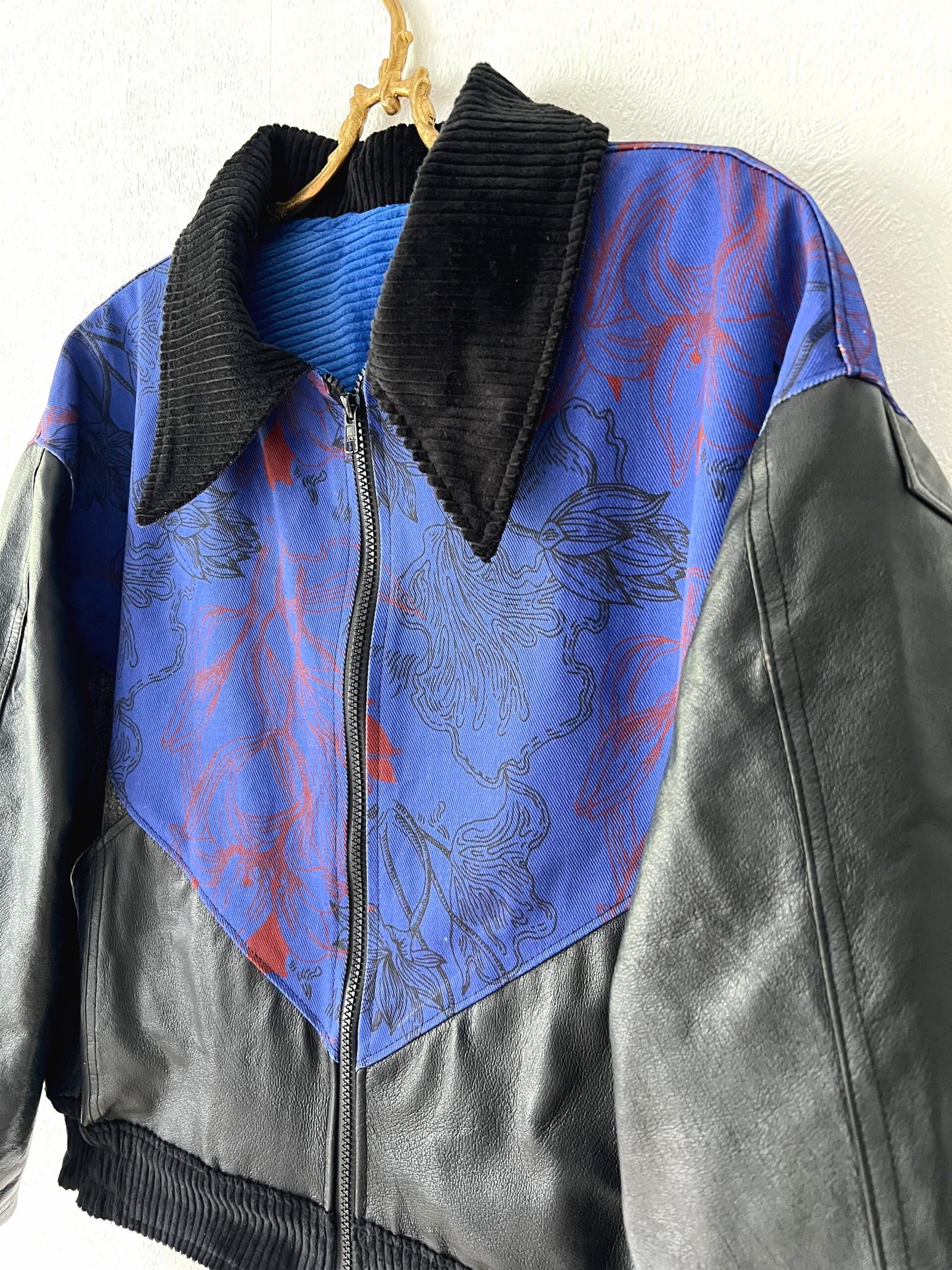 EMMA Nova Bomber Flowers Blue - Image 3