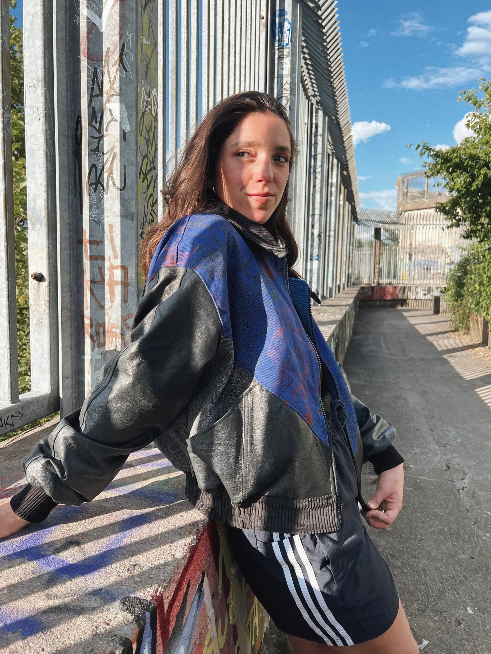 EMMA Nova Bomber Flowers Blue - Image 11