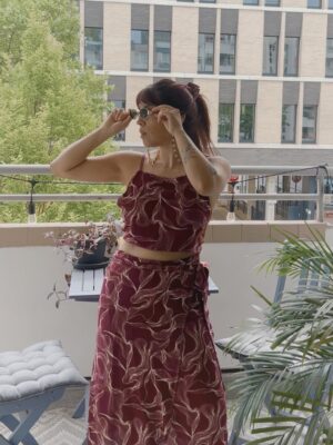 Burgundy Bloom SET