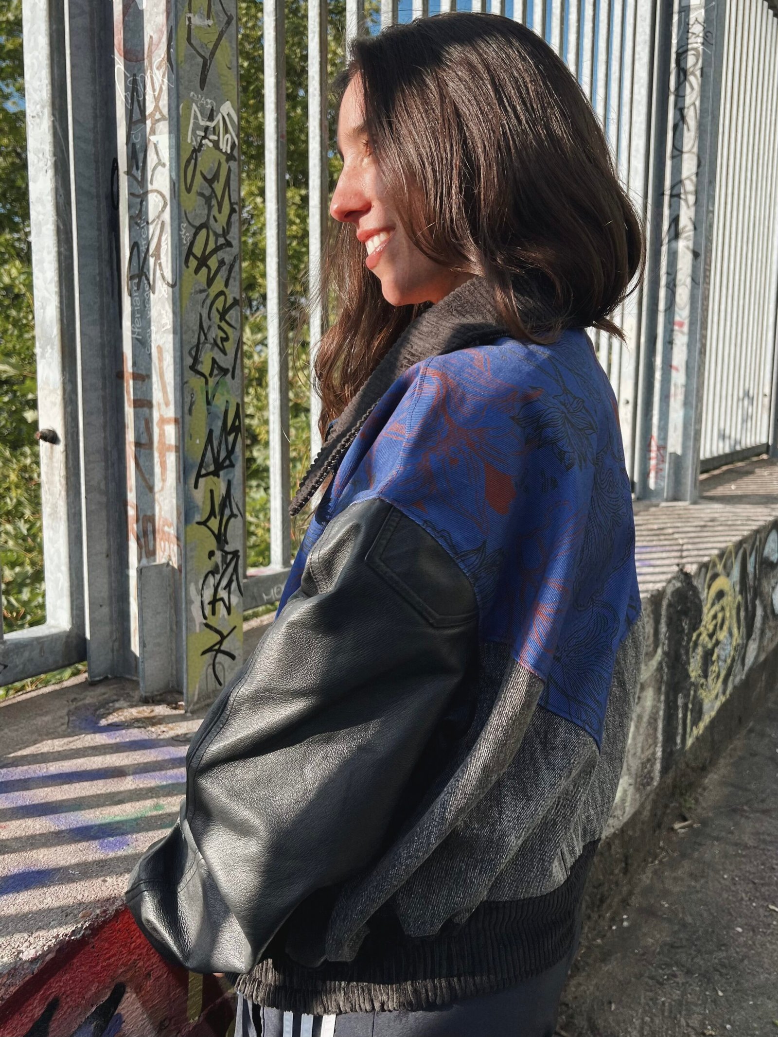 EMMA Nova Bomber Flowers Blue - Image 9