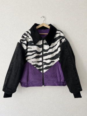 Nova Bomber Zebra Purple