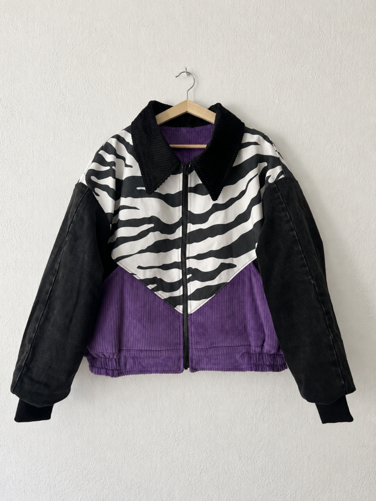 Nova Bomber Zebra Purple