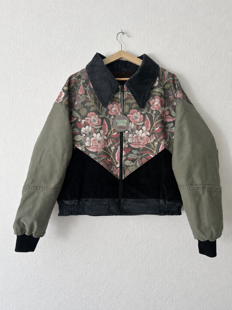 Nova Bomber Vintage Flowers